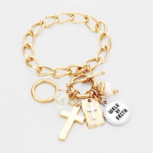 Faith Walk Charm Bracelet